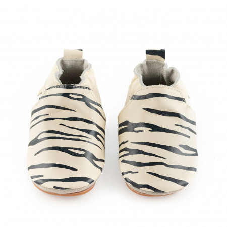 SINKI | Zebra | Cream Leather